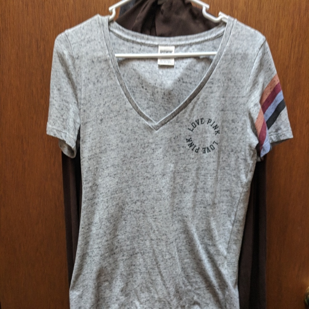 VS pink shirt